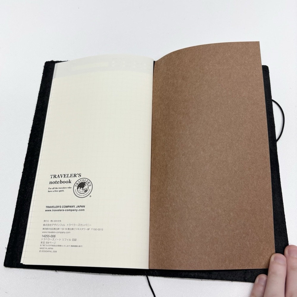 Traveler's Company Notebook Kit - Leather Cover, Refills, Bands, Clips, Zip Case - Picture 15 of 16